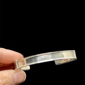 Sterling modernist cuff bracelet